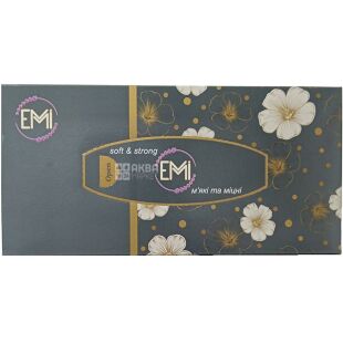 Mirus, 75 шт., Серветки косметичні Мірус, 2-шарові, 20х20 см, в асортименті