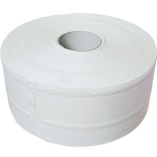 Mirus Jumbo, 1 рул., Туалетная бумага целлюлозный Мирус, двухслойная, 240 м, без перфорации, на втулке