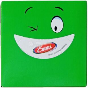 Mirus Emmi, 100 шт., Серветки косметичні Мірус Еммі, 2-шарові, 20х10 см, в асортименті