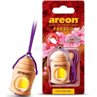 Areon Fresco Spring bouquet, 4 мл, Ароматизатор повітря Ареон для автомобіля, підвіска, Весняний букет
