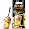 Areon Fresco Vanilla Black, 4 мл, Ароматизатор воздуха Ареон для автомобиля, подвеска, Черная ваниль