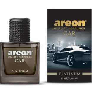 Areon Car Perfume Platinum, 50 мл, Парфюм для автомобиля, Ареон Платина, спрей