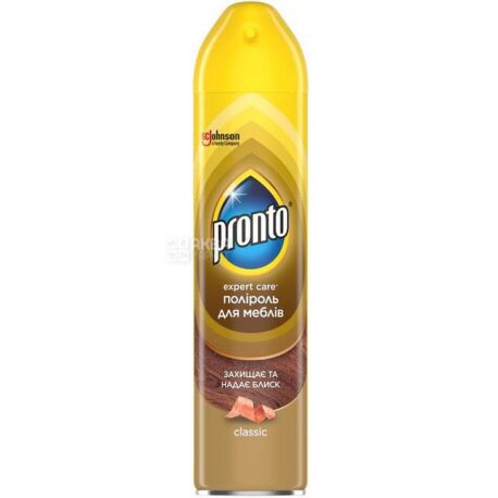 Pronto, 250 ml, 5 in 1 polish, for wooden surfaces, Classic