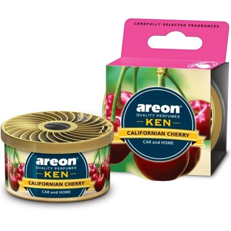 Areon Ken, Californian Cherry, 30 г, Ароматизатор воздуха, Калифорнийская вишня