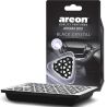 Areon Aroma Box Black Crystal, 74 г, Ароматизатор воздуха для автомобиля Ареон, под сиденье, Черный кристалл