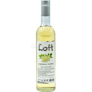 Loft Elderberry Flowers, 700 мл, Сироп Лофт, Цветы Бузины, стекло