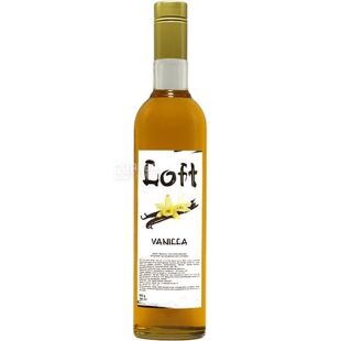 Loft Vanilla, 700 мл, Сироп Лофт, Ваніль, скло