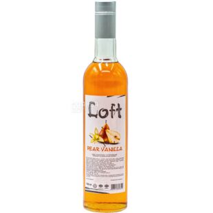 Loft Pear Vanilla, 700 мл, Сироп Лофт, Ванільна Груша, скло
