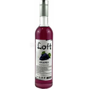 Loft Grapes, 700 мл, Сироп Лофт, Виноград, скло