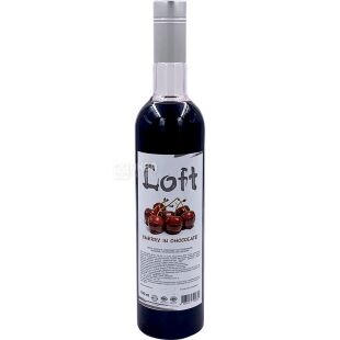 Loft Cherry in chocolate, 700 мл, Сироп Лофт, Вишня в шоколаде, стекло