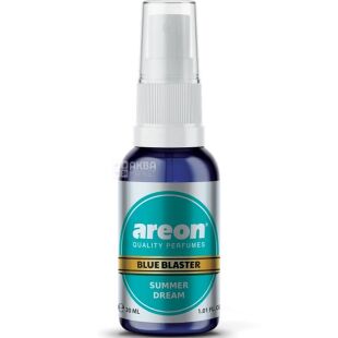Areon Perfume Blue Blaster Summer Dream, 30 мл, Ароматизатор для автомобиля Ареон, Летняя мечта, спрей