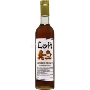 Loft Gingerbread, 700 мл, Сироп Лофт, Имбирный пряник, стекло
