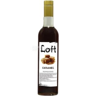 Loft Caramel, 700 мл, Сироп Лофт, Карамель, скло