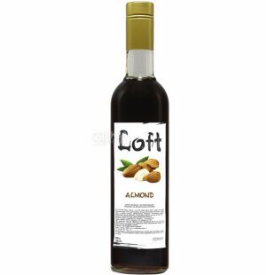 Loft Almond, 700 мл, Сироп Лофт, Миндаль, стекло