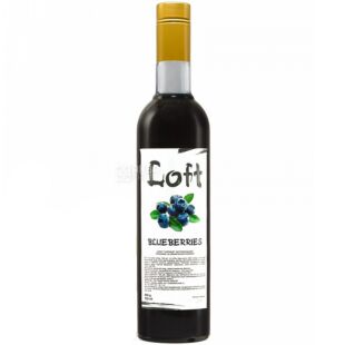 Loft Blue Berries, 700 мл, Сироп Лофт, Черника, стекло