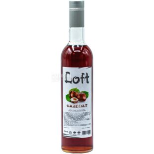 Loft Hazelnut, 700 мл, Сироп Лофт, Фундук, скло