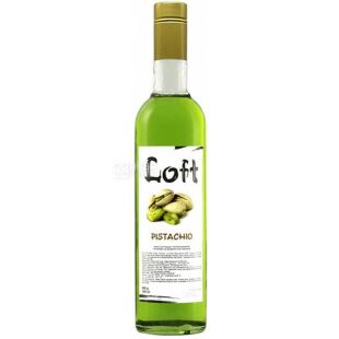 Loft Pistachio, 700 мл, Сироп Лофт, Фісташка, скло