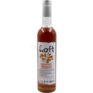 Loft Roasted peanuts, 700 мл, Сироп Лофт, Смажений арахіс, скло
