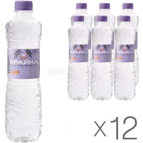 Krajna, lightly carbonated mineral water, 0.5 l, pack of 12 pcs., PAT