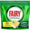 Fairy Original, 55 шт., Таблетки для посудомийних машин Фейрі, Лимон