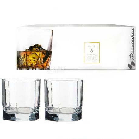 Pasabache, 6 pcs., 230 ml, set of glasses, Tango, glass