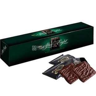 After Eight, 400 г, Конфеты шоколадные с мятной начинкой, в глазури