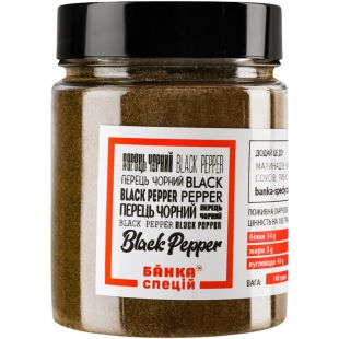Банка специй, 120 г, Перец черный молотый, ПЭТ