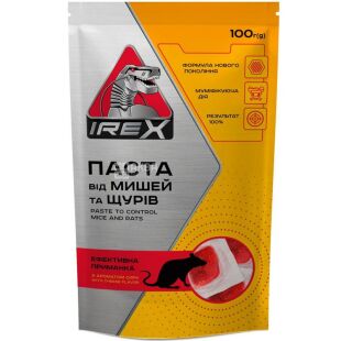 Irex, 100 г, Паста від мишей та щурів, з ароматом сиру