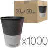 Graphite cup, Стакан бумажный двухцветный, 400 мл, Упаковка 20 шт. х 50 шт., D90