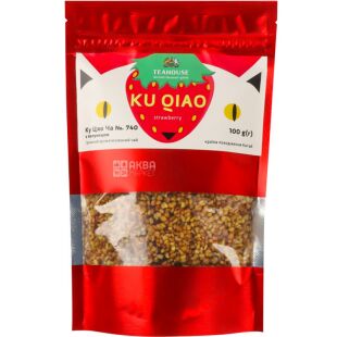 Teahouse №740, 100 г, ТиХаус Ку Цяо Ча, Чай гречишный с клубникой