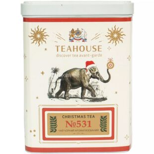 Teahouse Christmas Tea №531, 250 мл, ТиХаус, Чай черный Рождественский, ароматизированный, ж/б