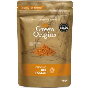 Green Origins, 75 г, Пчелиная пыльца, органический