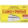 Cabo De Penas, 120 г, Сардины в подсолнечном масле с лимоном, ж/б