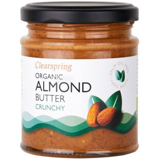 Clearspring, Almond Butter, 170 г, Клиарспринг, Паста миндалевая, органическая