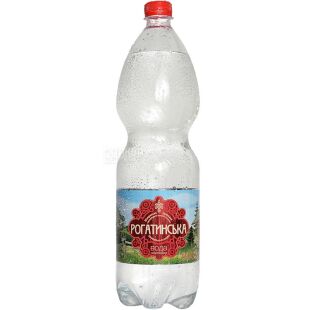 Рогатинська, 1.5 л, Вода мінеральна сильногазована, ПЕТ