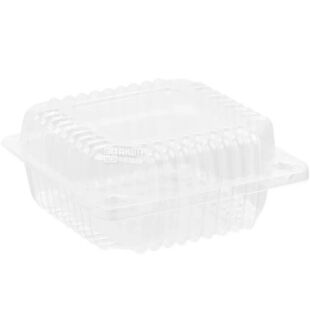 Інпак, Контейнер харчовий з кришкою, 500 мл, 100 шт., 120х120х50 мм