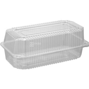Інпак, Контейнер харчовий з кришкою, 2160 мл, 20 шт., 210х125х90 мм