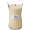 WoodWick Vanilla Bean, 609 г, Свеча ВудВик ароматическая, Стручки ванили, до 160 часов горения