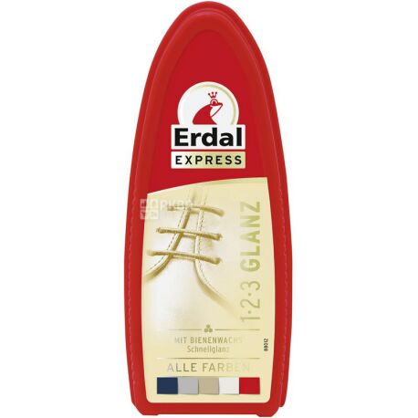 Erdal express, Shoe polish sponge, smooth leather, colorless