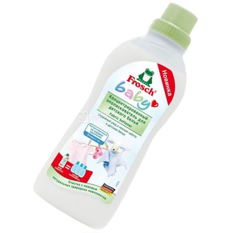 Frosch, 0,75 л, Концентрированный ополаскиватель, для детского белья