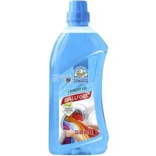 Balu, 1 л, Гель для прання білого та кольорового одягу, Балу