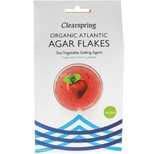 Clearspring, 30 г, Загуститель Агар из морских водорослей, органический