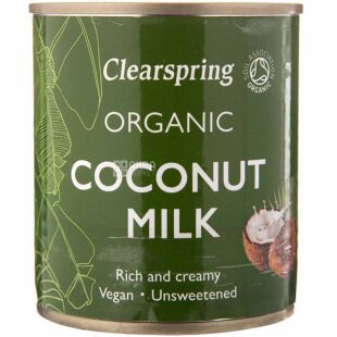 Clearspring, Coconut Milk, 200 мл, Кокосовое молоко, органическое