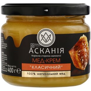 Аскания, 400 г, Мед-крем классический, разнотравье
