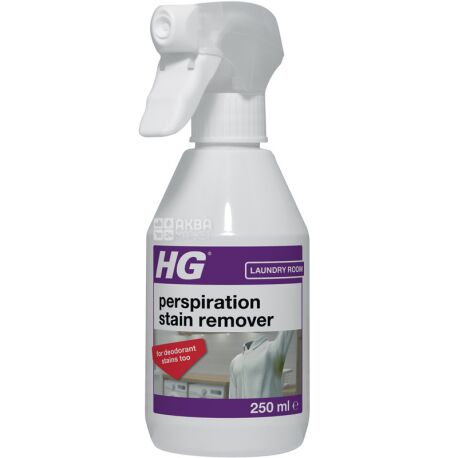 HG, 250 мл, Засіб для видалення плям від поту і дезодоранту