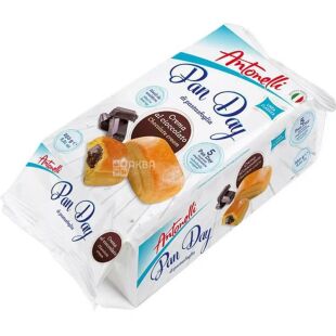 Antonelli Pan Day, 250 г, Антонелли, Булочки с шоколадной начинкой