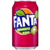 Fanta Strawberry-Kiwi,0,33 л, Напій газований Полуниця-Ківі Фанта, ж/б