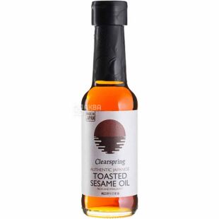 Clearspring, 150 мл, Олія зі смаженого кунжуту, органічна