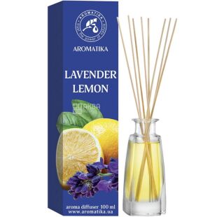 Ароматика, 100 мл, Аромадиффузор Лаванда и лимон