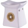 Ароматика, Аромолампа керамічна Монета, біла, квадратна, 102х93х87 мм
